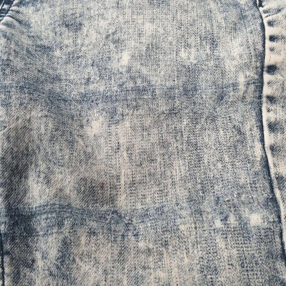 SO Girl's Jeggings Stretchy Pants Size 12 Acid Wash Sparkle Elastic Waist EUC - Picture 9 of 11